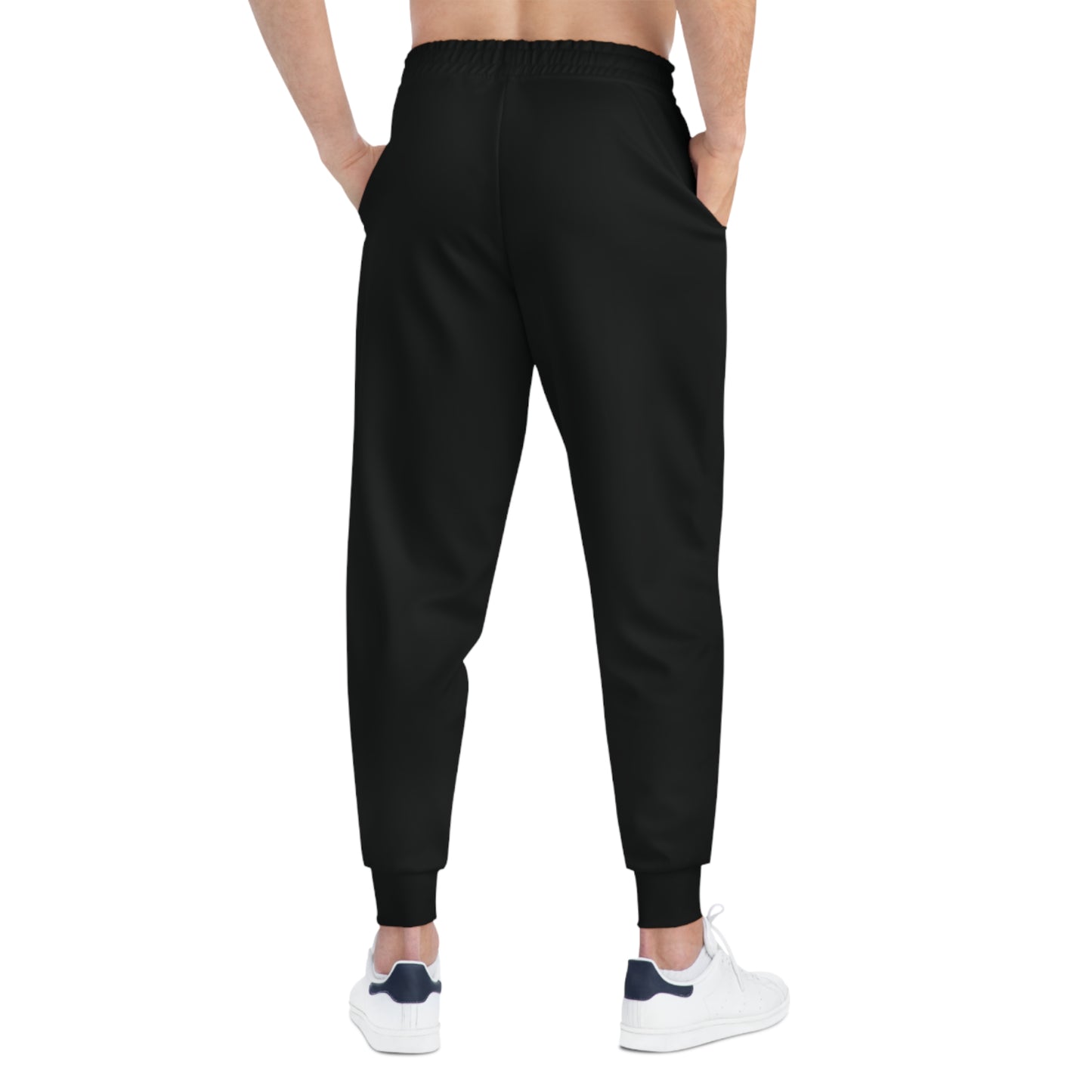 billionairx Minimal Barbell Athletic Joggers Black Gym Sweatpants