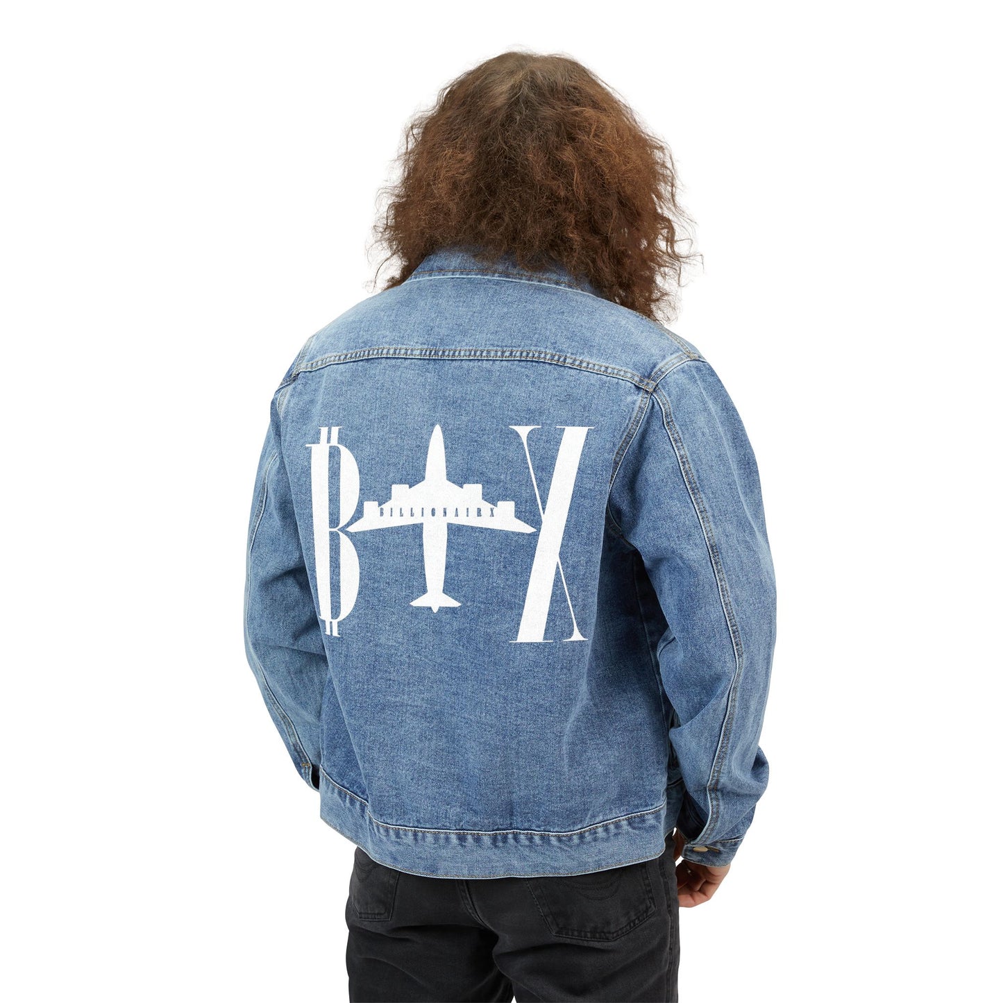 billionairx premium mens Denim Jacket