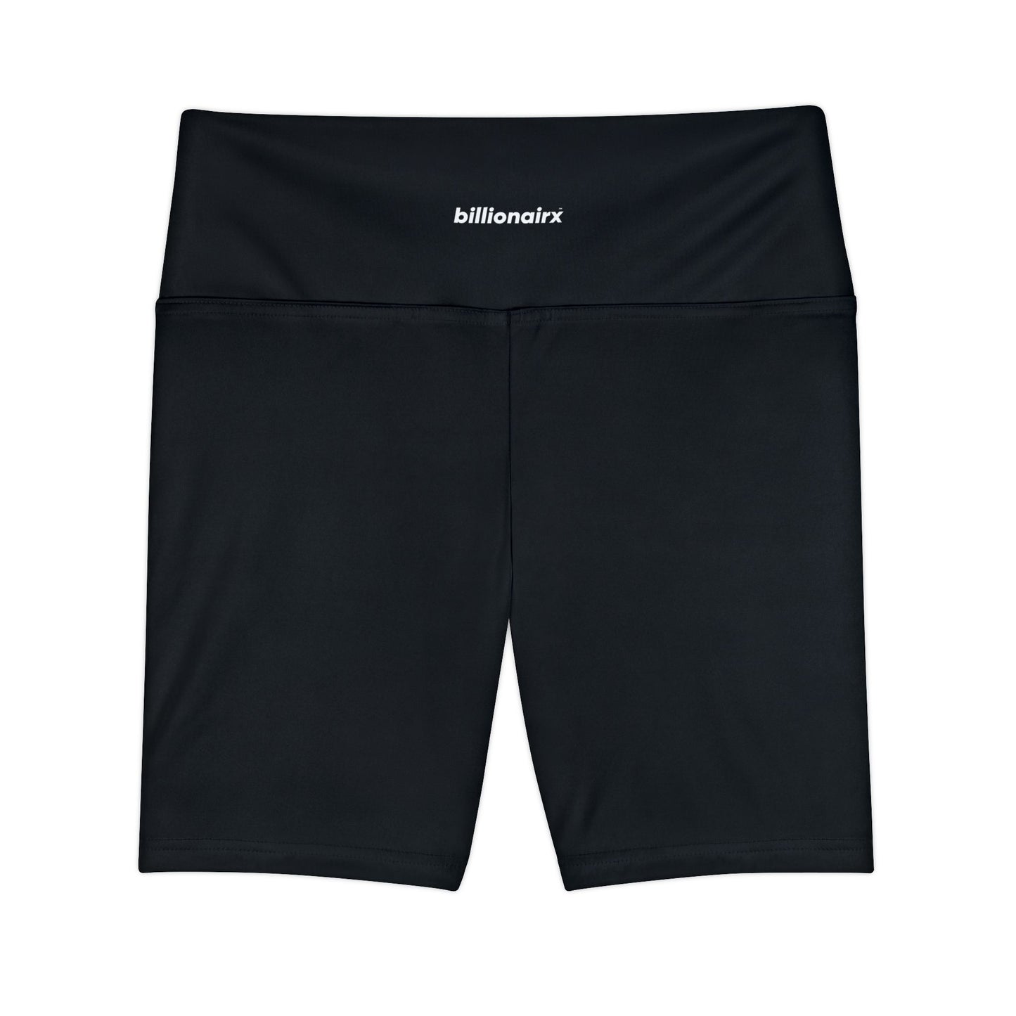 billionairx women's High-Rise Biker Shorts black