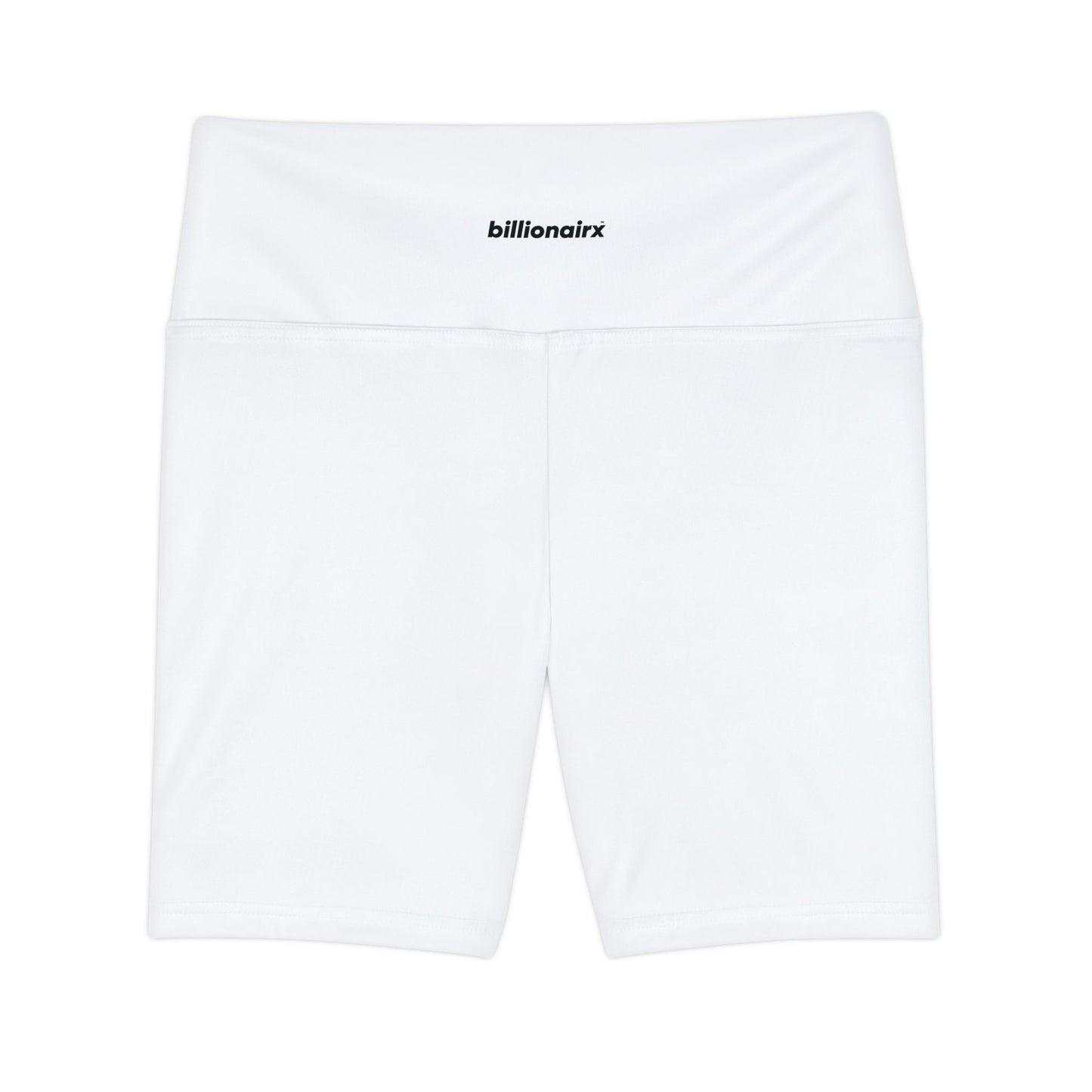 billionairx women's High-Rise Biker Shorts white