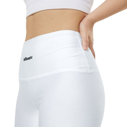 billionairx women's High-Rise Biker Shorts white