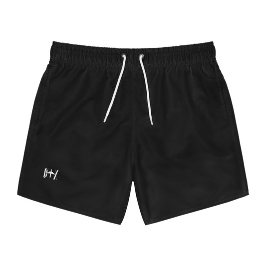 billionairx STAFF Swim Trunks Beach Shorts black